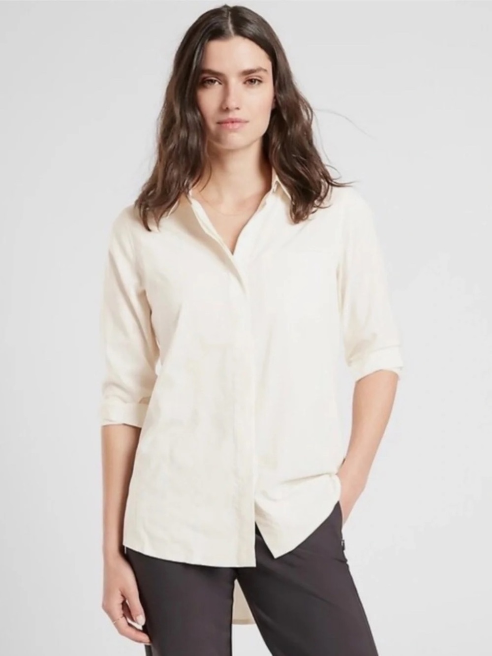 Athlete Urbanite Textured Top in Tide Stripe Sea Salt - XL